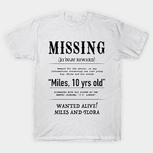 MISSING Miles T-Shirt